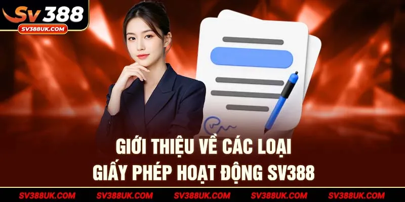 Giới thiệu về các loại giấy phép hoạt động SV388